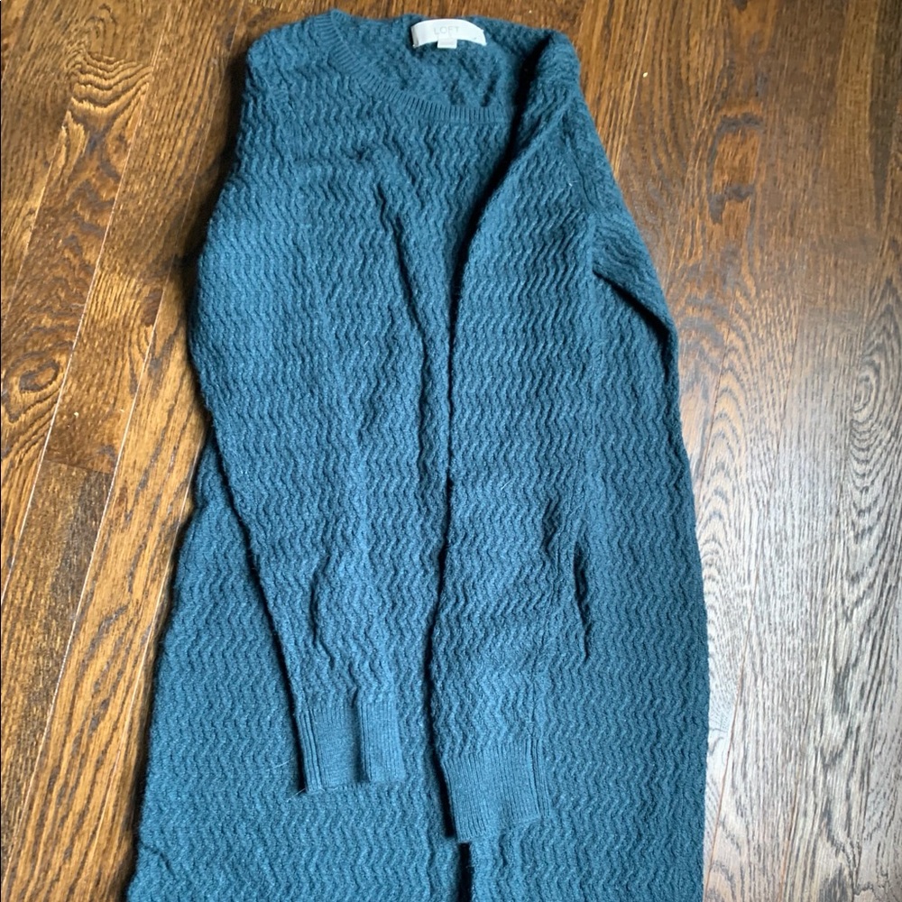 Loft Cable Knit Sweater Dress - Size Small